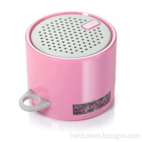 Hot sell portable wireless speaker bluetooth speaker with LED light and phone stand